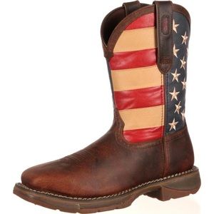 Durango boots with American flag